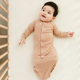 24 HOUR CONVERTIBLE GOWN | SANDSTONE Baby Gowns goumikids 