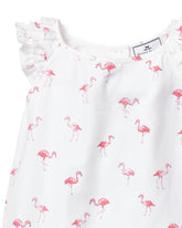Girl's Twill Amelie Short Set in Flamingos Children's Pajamas Petite Plume 