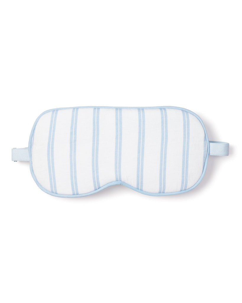 Adult's Sleep Mask in Periwinkle Stripe Eye Mask Petite Plume 