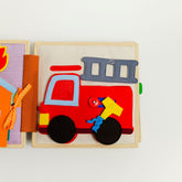 Fire and Rescue Creative Play Quiet Book Busy Book Educating AMY 