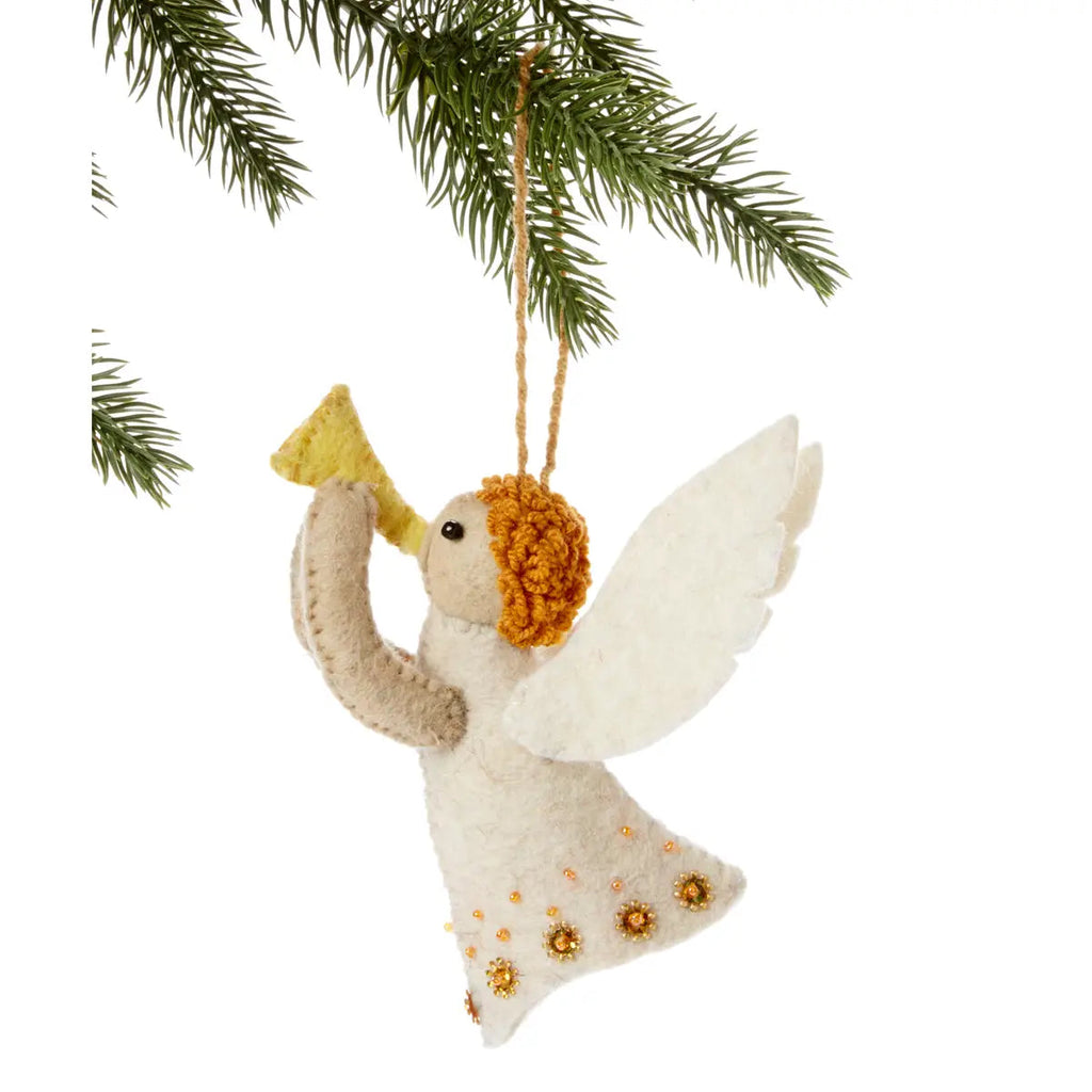 Angel Ornament Christmas Ornaments Silk Road Bazaar OS 