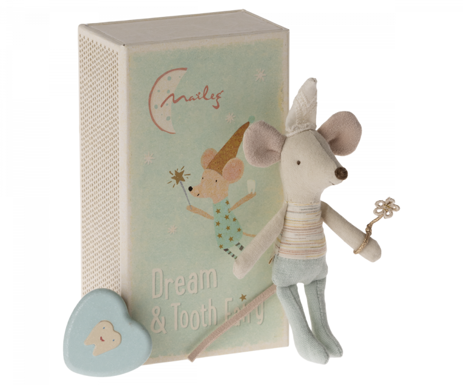Presale Tooth Fairy Mouse, Little Brother in Matchbox Maileg Dolls Maileg 