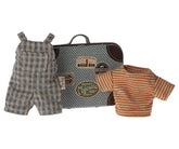 Presale Overalls and Shirt in Suitcase, Big Brother Mouse Maileg Clothes & Accessories Maileg 