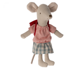 Presale Tricycle Mouse, Big Sister | Red Maileg Dolls Maileg 