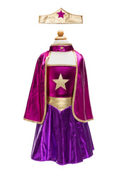 Superhero Star Dress | Cape & Headpiece Costumes Great Pretenders USA 