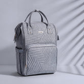 Quilted Diaper Bag Diaper Bags SUNVENO Gray 
