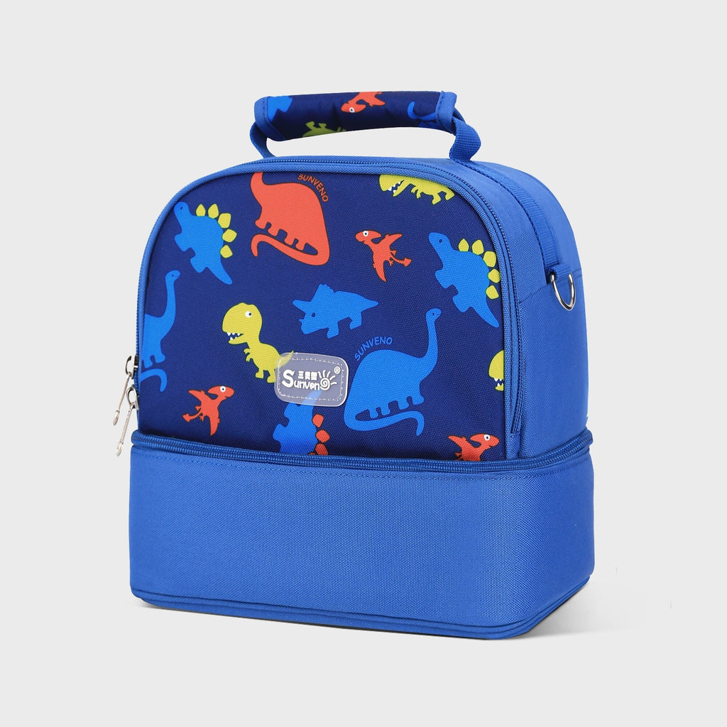 Dinosaur Lunch Box Cooler Lunch Boxes & Totes SUNVENO Blue Dino 