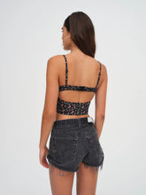 Camille Denim Corset Top Crop Tops For Love and Lemons 