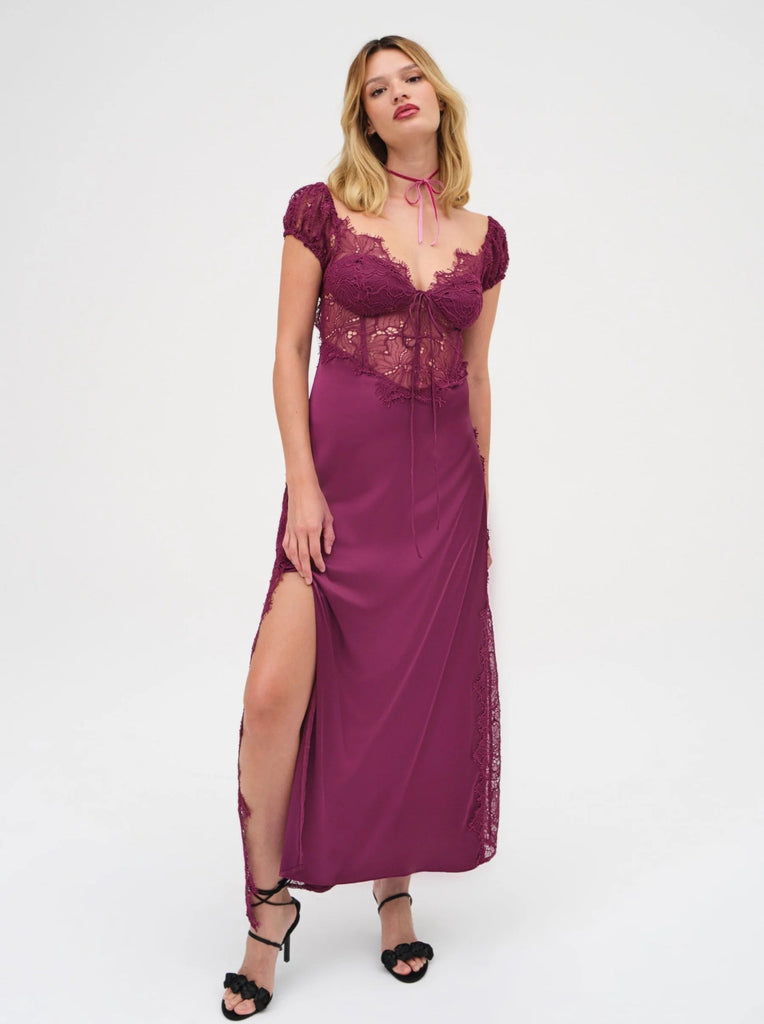 Casey Maxi Dress Dresses For Love and Lemons XS Purple 