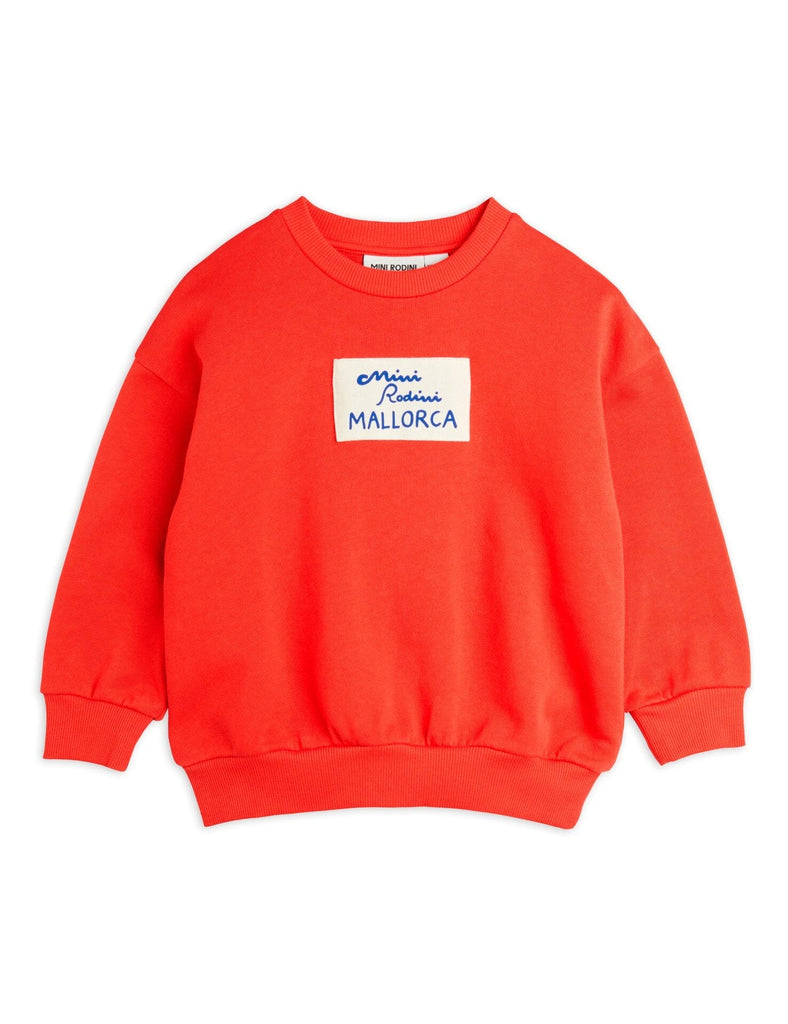 Mallorca Patch Sweatshirt | Red Sweatshirts Mini Rodini 92/98 (1-3Y) Red 