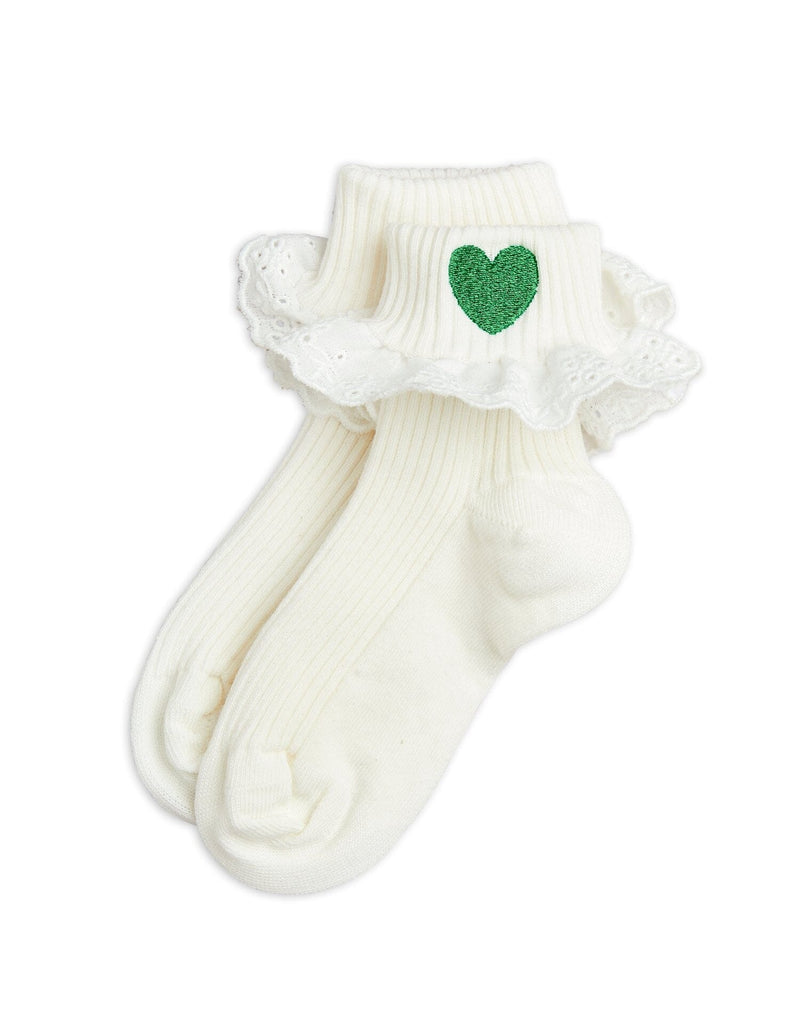 Hearts Lace Socks Socks & Tights Mini Rodini 