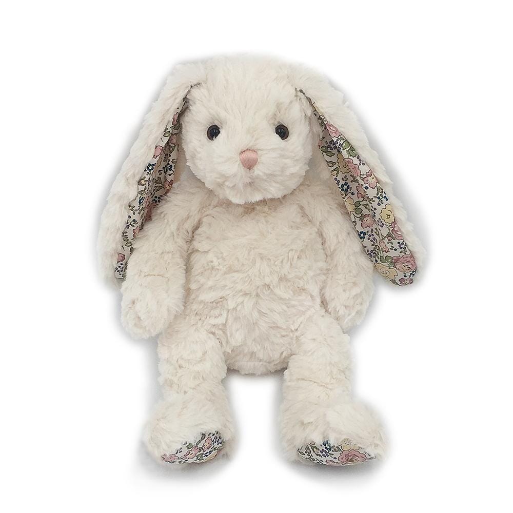 Faith Cream Floral Bunny Plush Toy Stuffed Toy MON AMI 