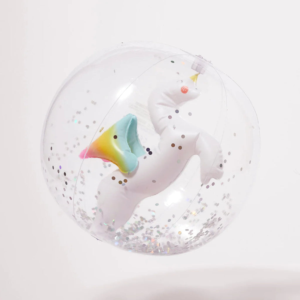 3D Inflatable Beach Ball Unicorn SunnyLife 