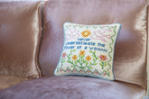 Feminist Pillow Throw Pillows Stoned Immaculate 