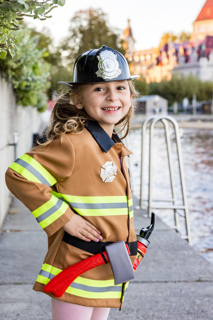 Tan Firefighter Set with Accessories Costumes Great Pretenders USA 