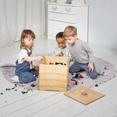 3in1 Montessori Shelves Set: Bookshelf + Toy Shelf + Lego sorter Shelves Goodevas 
