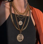 Lion Medallion Necklace (18-19") w/extender Necklaces Rachel Nathan Designs 