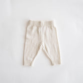 Organic Knit Oversized Pant shopatlasgrey Ecru 0-3M 