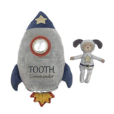 Tooth Commander Spaceship Pillow and Doll Set Stuffed Toy MON AMI 