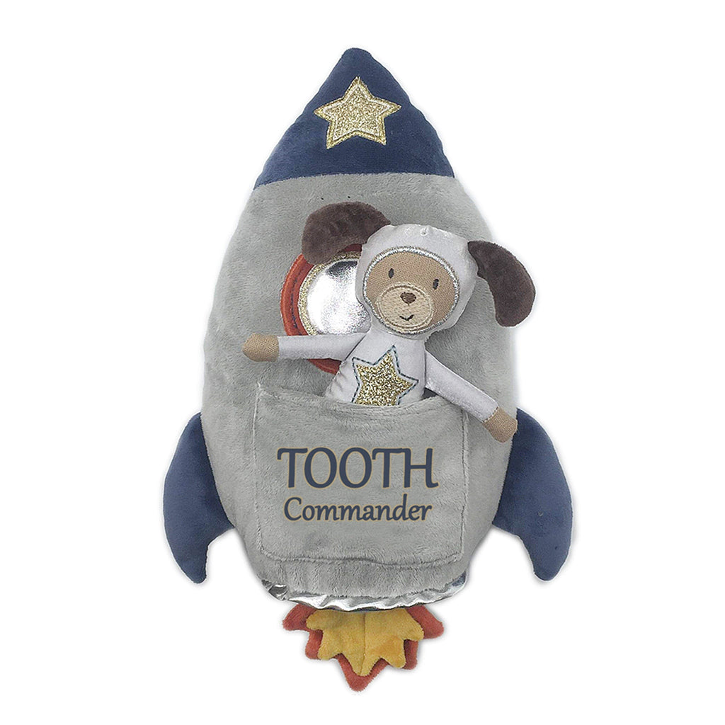 Tooth Commander Spaceship Pillow and Doll Set Stuffed Toy MON AMI 