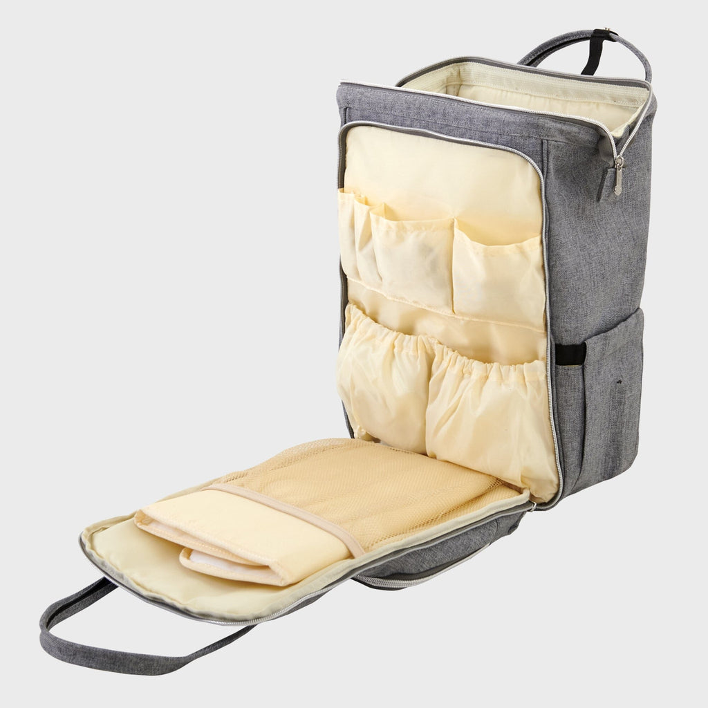 Open-Wide Diaper Backpack Diaper Bags SUNVENO 