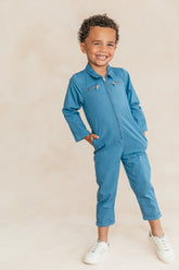 Ocean Eyes Utility Jumpsuit by Loocsy Jumpsuits & Rompers Loocsy 
