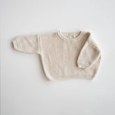 Chunky Knit Sweater shopatlasgrey Vanilla NB 