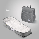 Portable Folding Baby Changing Bag SUNVENO Grey 