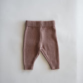 Organic Knit Oversized Pant shopatlasgrey Brownie 0-3M 