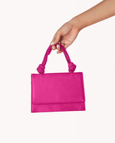 Ariatta Handle Bag | Magenta Purses & Clutches Billini 