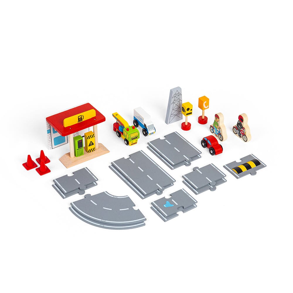 Roadway Accessory Pack by Bigjigs Toys US Bigjigs Toys US 
