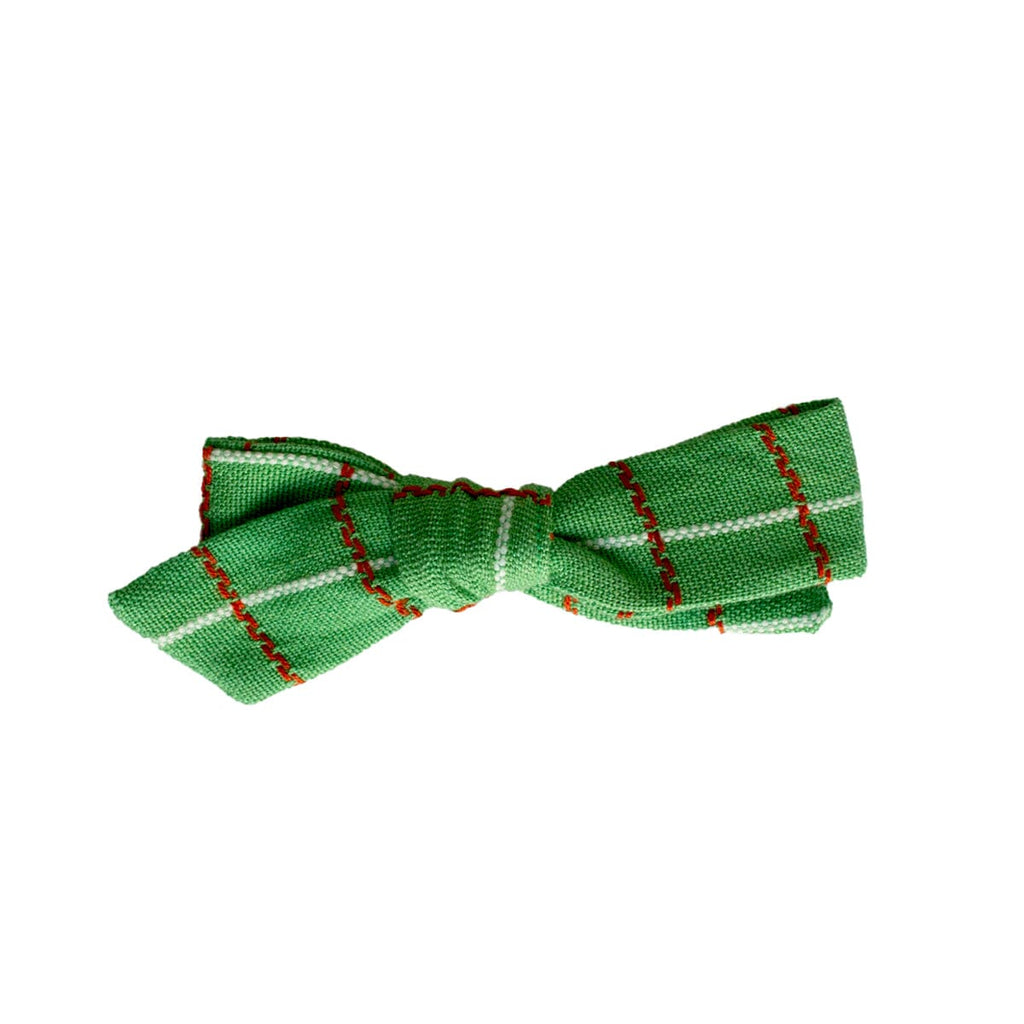 Folklore Medium Bow in Festive Green Bows & Headbands Folklore Las Niñas 