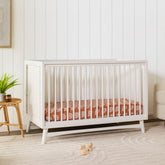 Peggy 3-in-1 Convertible Crib | Warm White Cribs & Toddler Beds Babyletto 