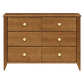 Babyletto | Sprout 6-Drawer Double Dresser | Chestnut / Natural