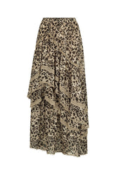 Belle Mare Ruffle Maxi Skirt | Pepper Skirts Spell XS Multi 