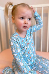 Long Sleeve Pajama Set - Easter Bunnies by Clover Baby & Kids Pajamas Clover Baby & Kids 