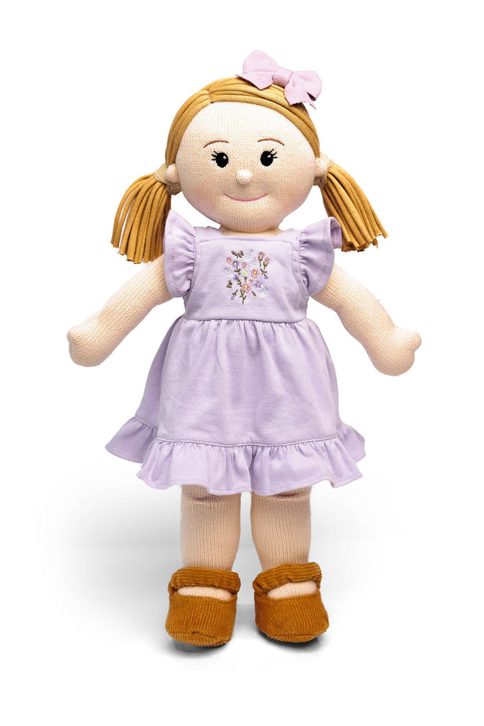 The Clementine Collective Knitted Doll Amelia Soft Dolls Poppie Toys 