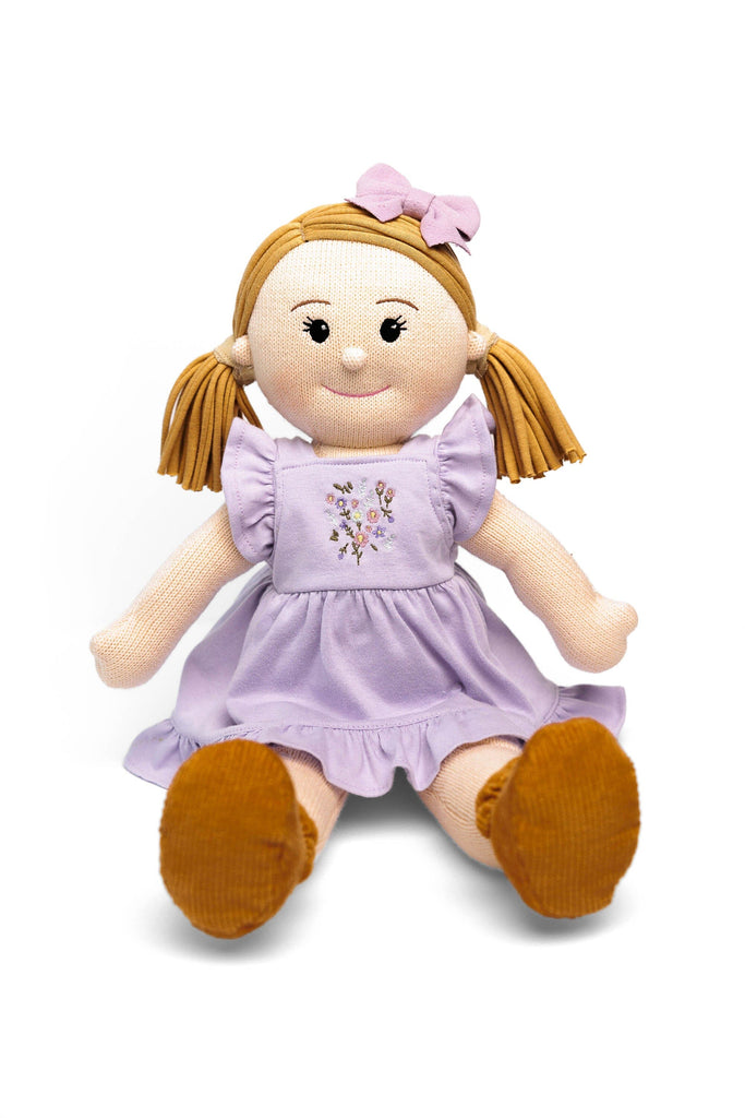 The Clementine Collective Knitted Doll Amelia Soft Dolls Poppie Toys 