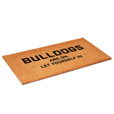 Bulldogs are on Let Yourself in Doormat Calloway Mills 