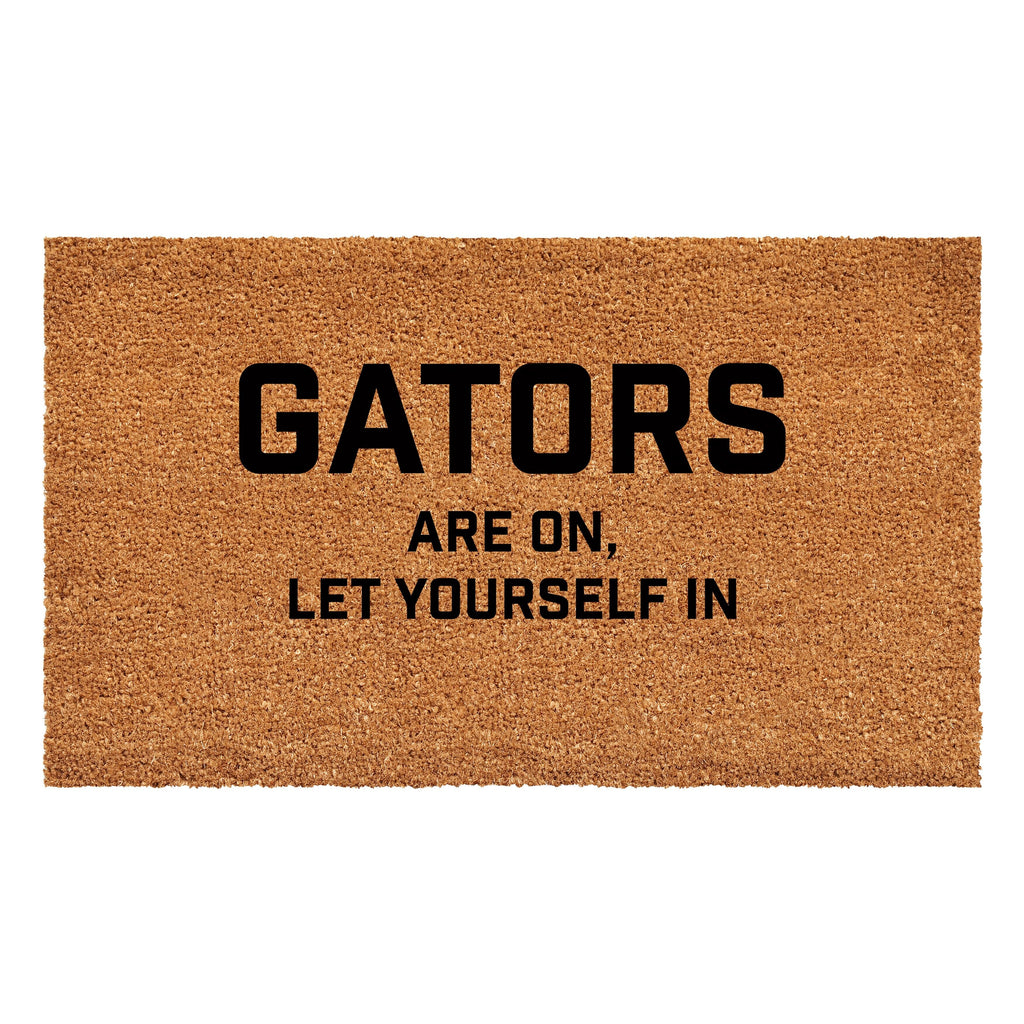 Gators are on Let Yourself in Doormat Calloway Mills 