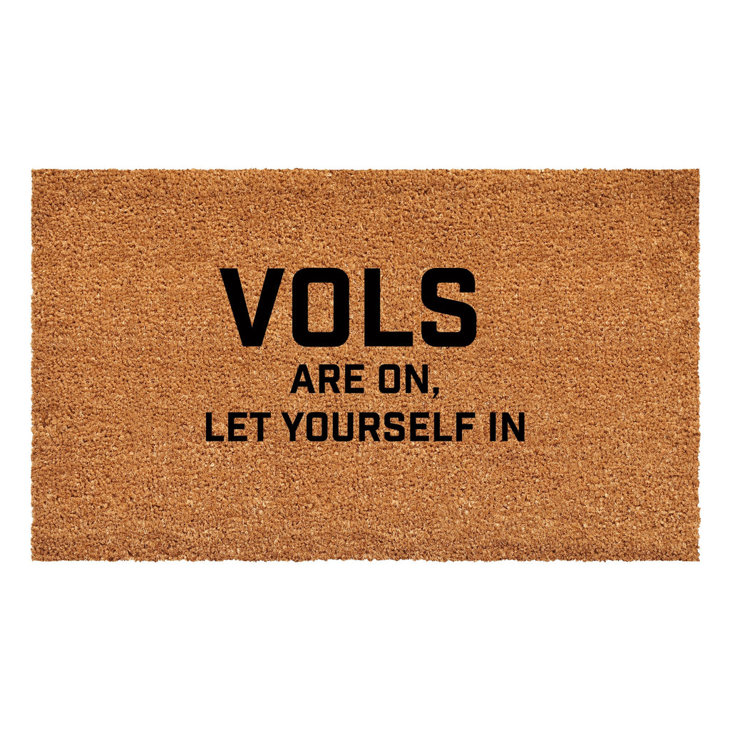 Vols are on Let Yourself in Doormat Calloway Mills 