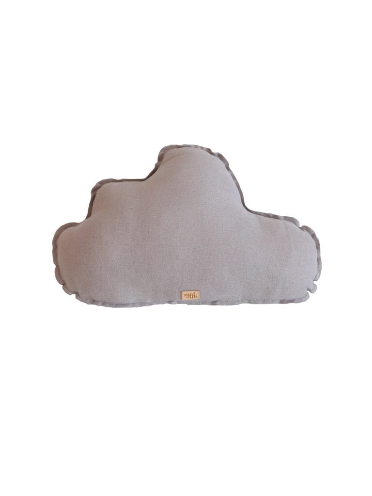 Linen “Grey” Cloud Pillow Cushion moimili.us 