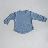 Bamboo Longsleeve Shirt Baby & Toddler shopatlasgrey Denim NB 
