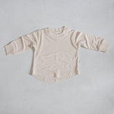 Bamboo Longsleeve Shirt Baby & Toddler shopatlasgrey Vanilla NB 