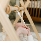 Wooden Baby Gym | Natural Frame Wooden Baby Gyms Poppyseed Play 