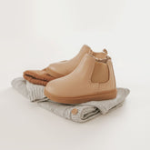 Leather Chelsea Boot | Color 'Honey' | Hard Sole Shoes Consciously Baby 
