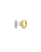 Elizabeth - CZ Earrings JRA / Jurate Gold OS 