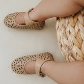 Leather Boho Mary Janes | Color 'Tan' Shoes Consciously Baby 