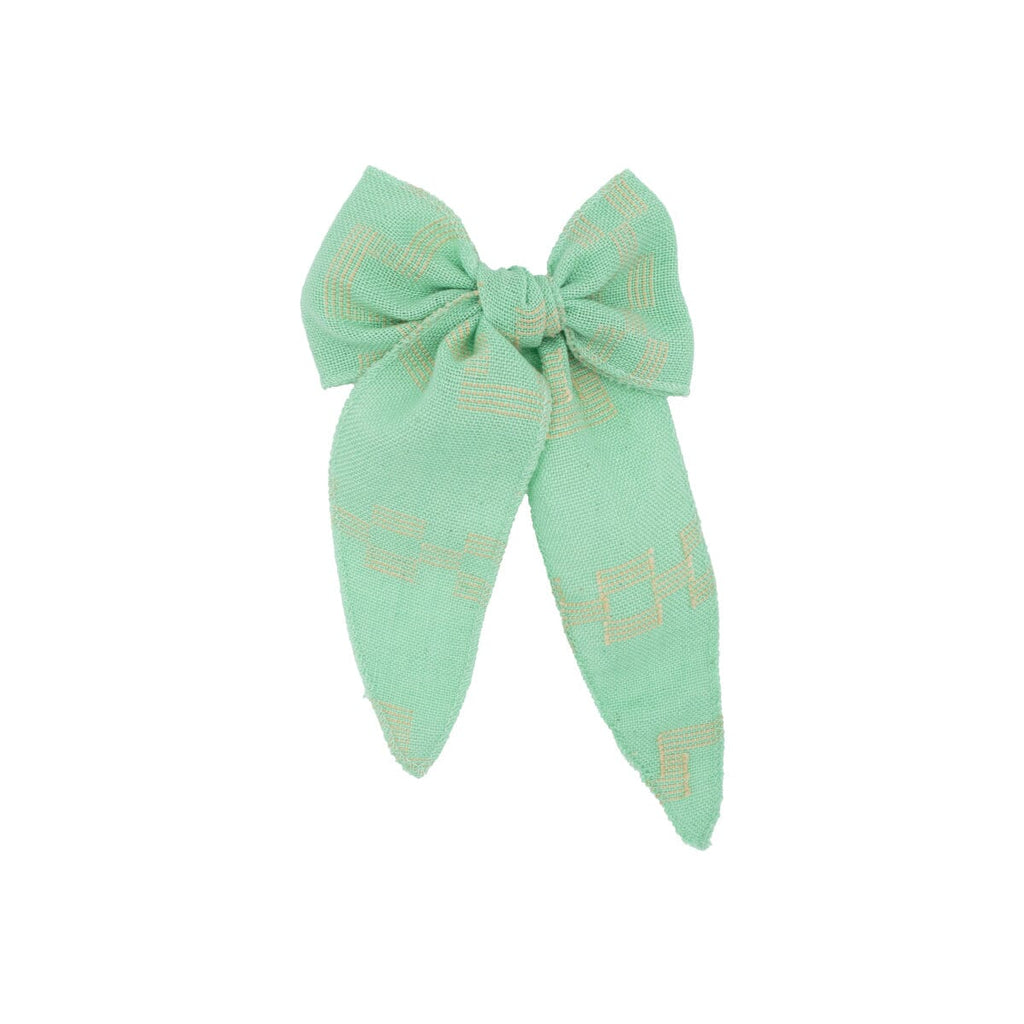 Folklore Large Bow in Peachy Frost Accesories Folklore Las Niñas 