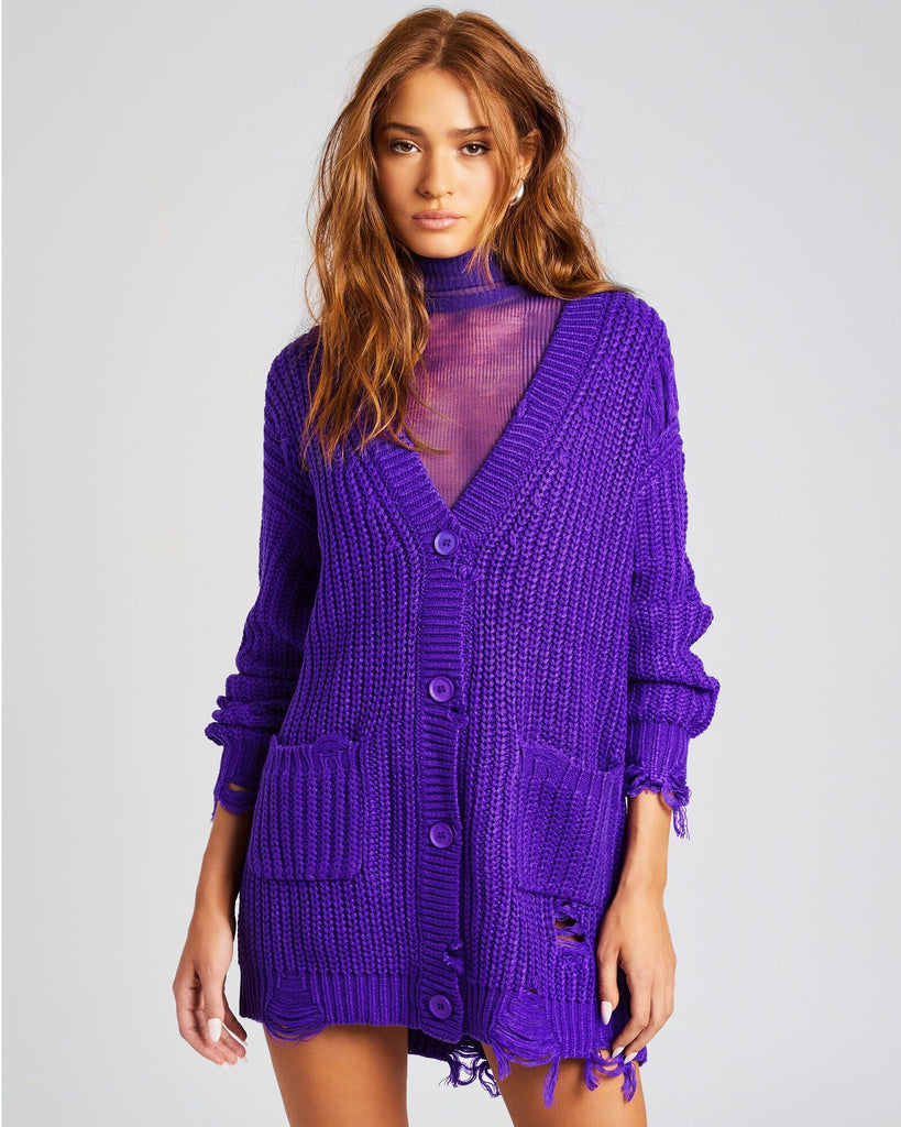 Florence Sweater | Violet Indigo Sweaters Ser.O.Ya Violet Indigo S 
